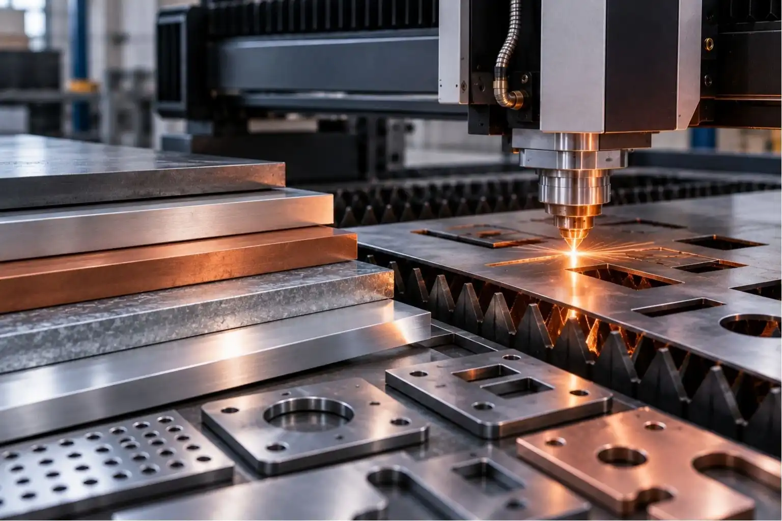 Laser profiling across different sheet metal types and thicknesses